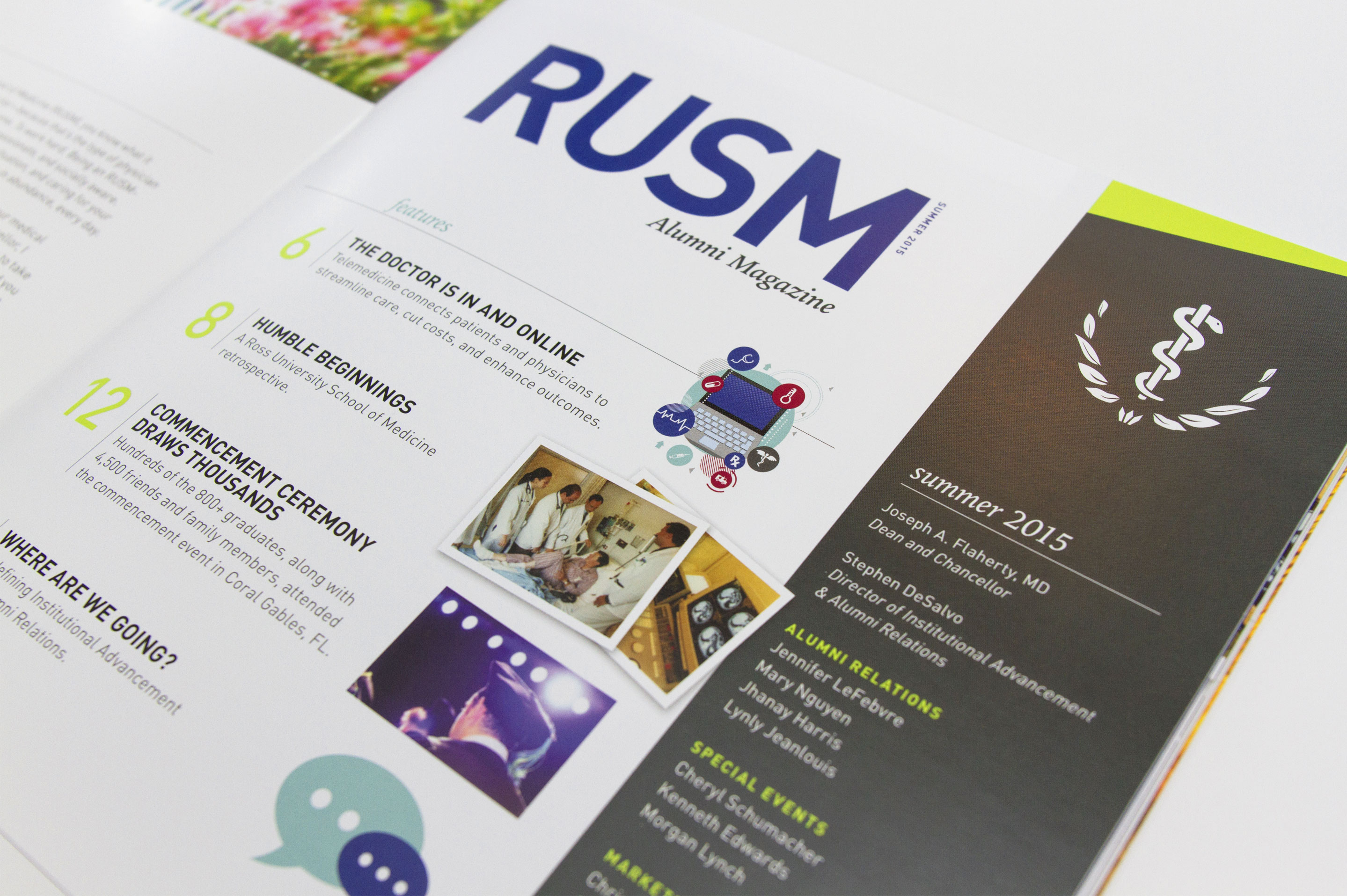 Ross University School of Medicine alumni magazine