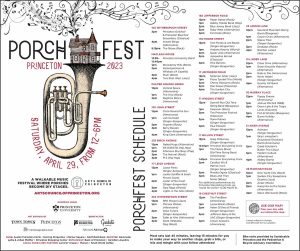 Porchfest 2023 Schedule