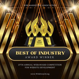 23 WebAward Best of Industry Award Winner