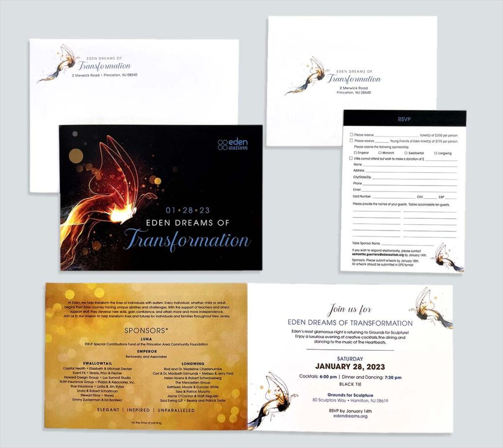 Eden Dreams of Transformation Invitation Stationary