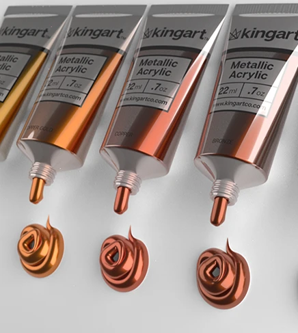 KingArt Paint Tube Packaging