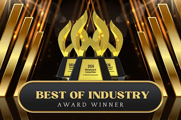 2026 WebAward Best of Industry Award Winner